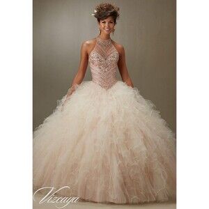 MORILEE MADELINE GARDNER QUINCEANERA  89070 PROM BEADED JEWELED FORMAL DRESS 2